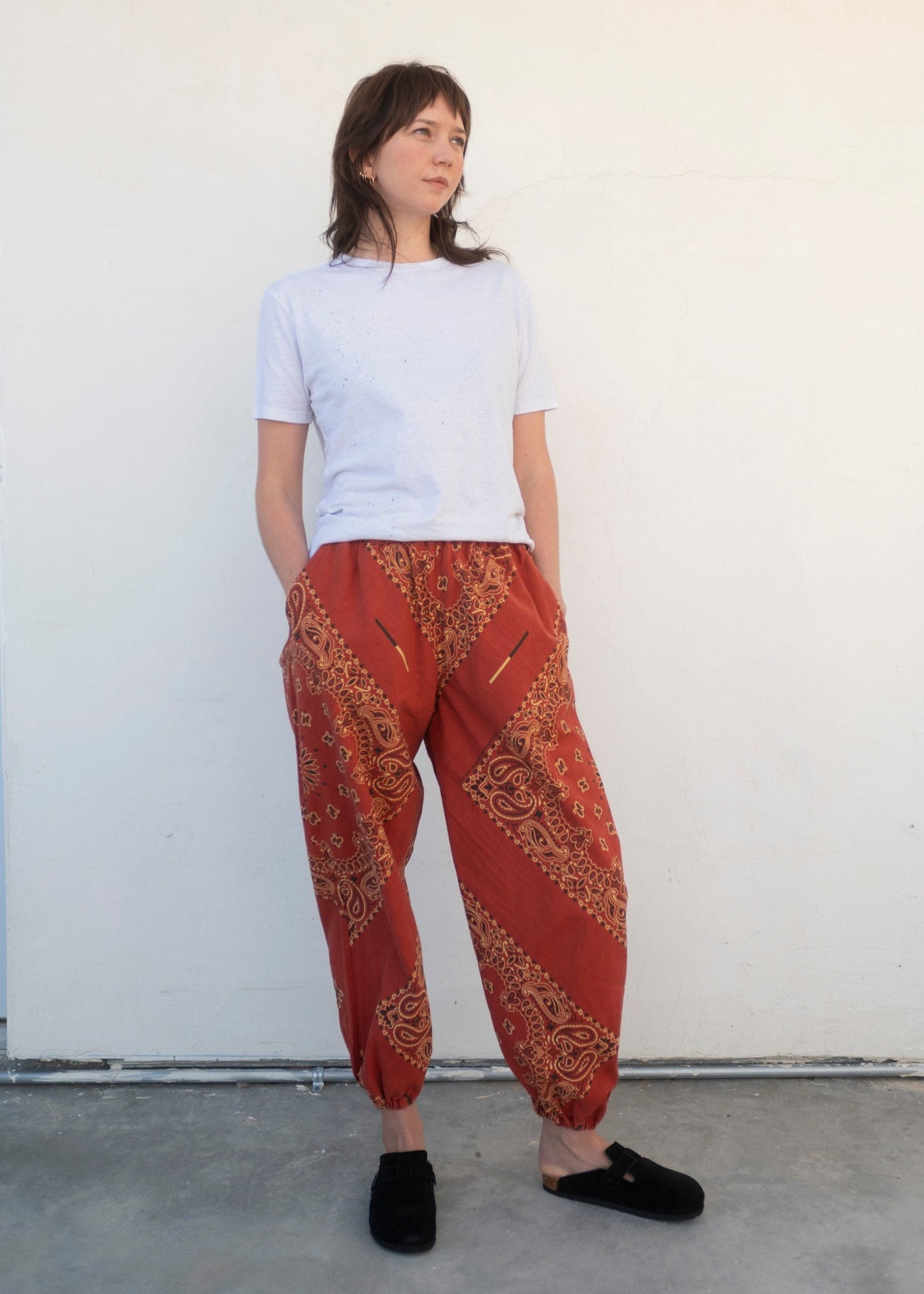 Paisley Bandana Ninja Pants