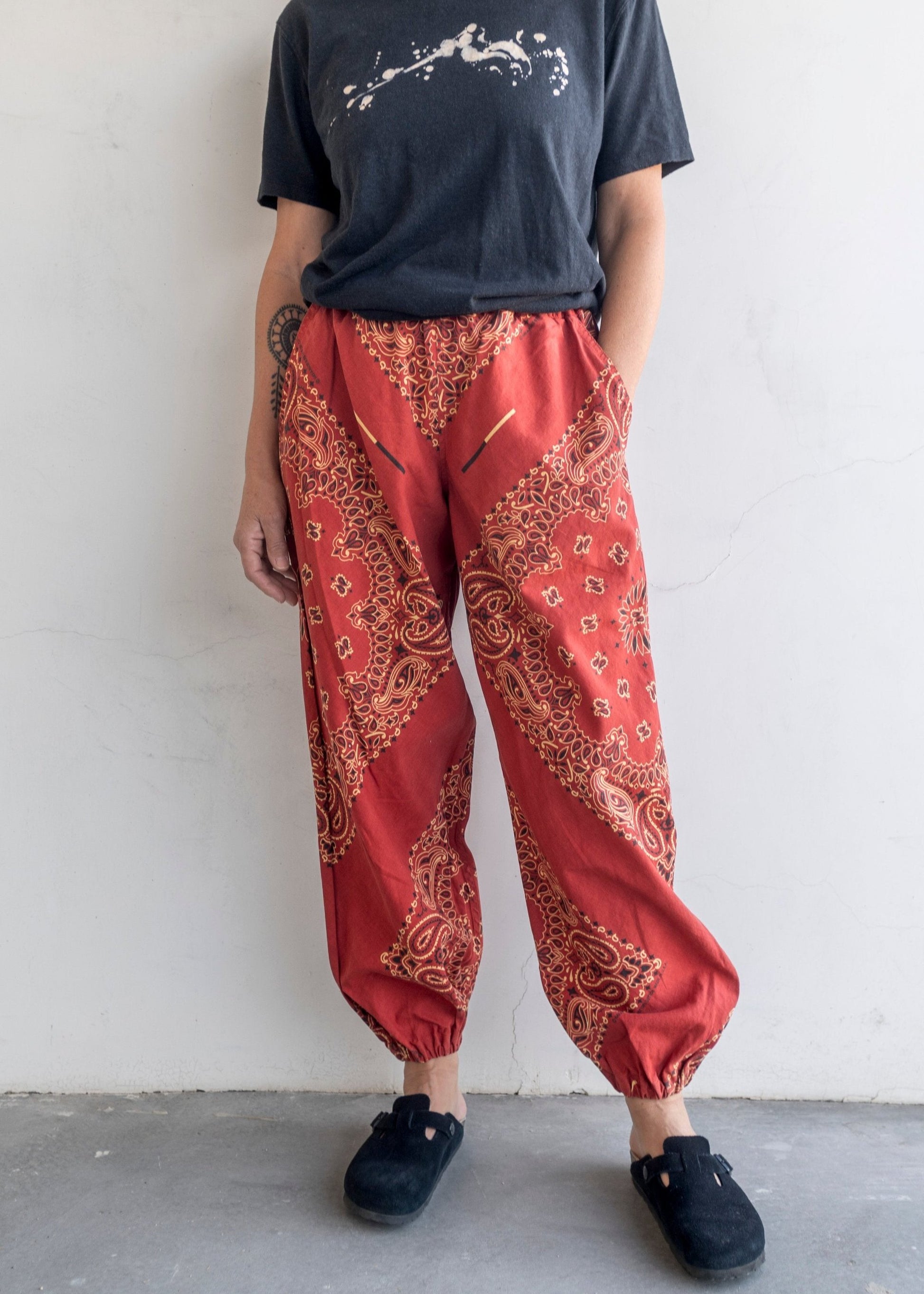 Paisley Bandana Ninja Pants
