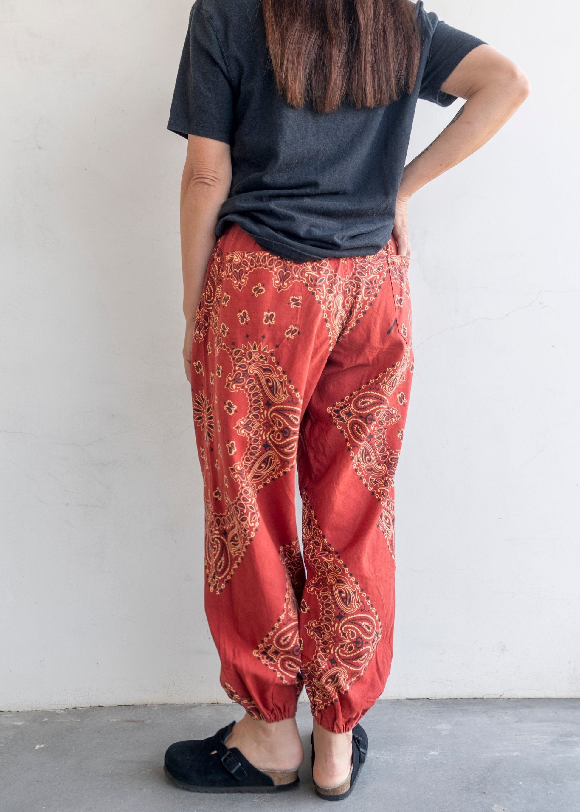 Paisley Bandana Ninja Pants
