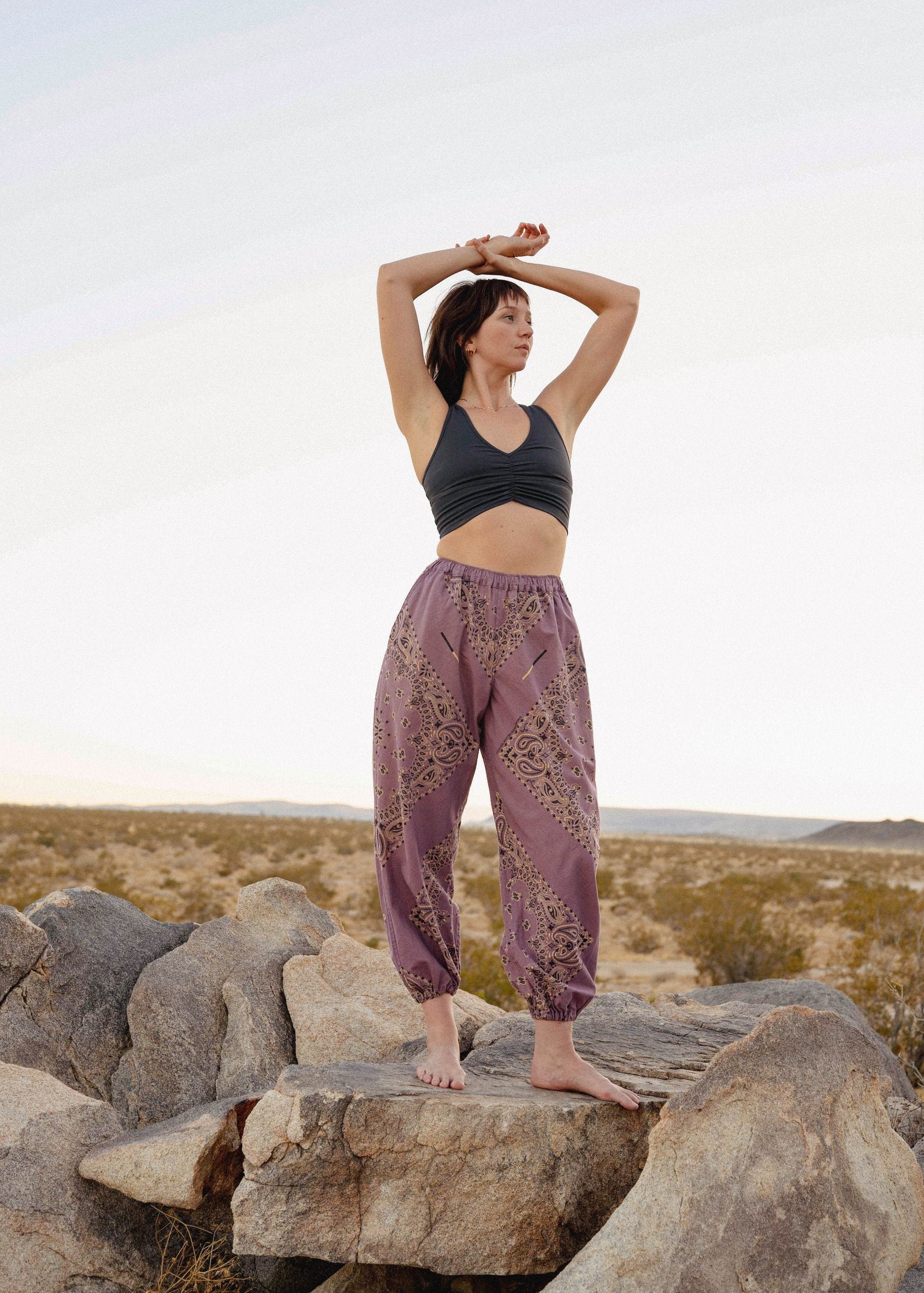 Paisley Bandana Ninja Pants