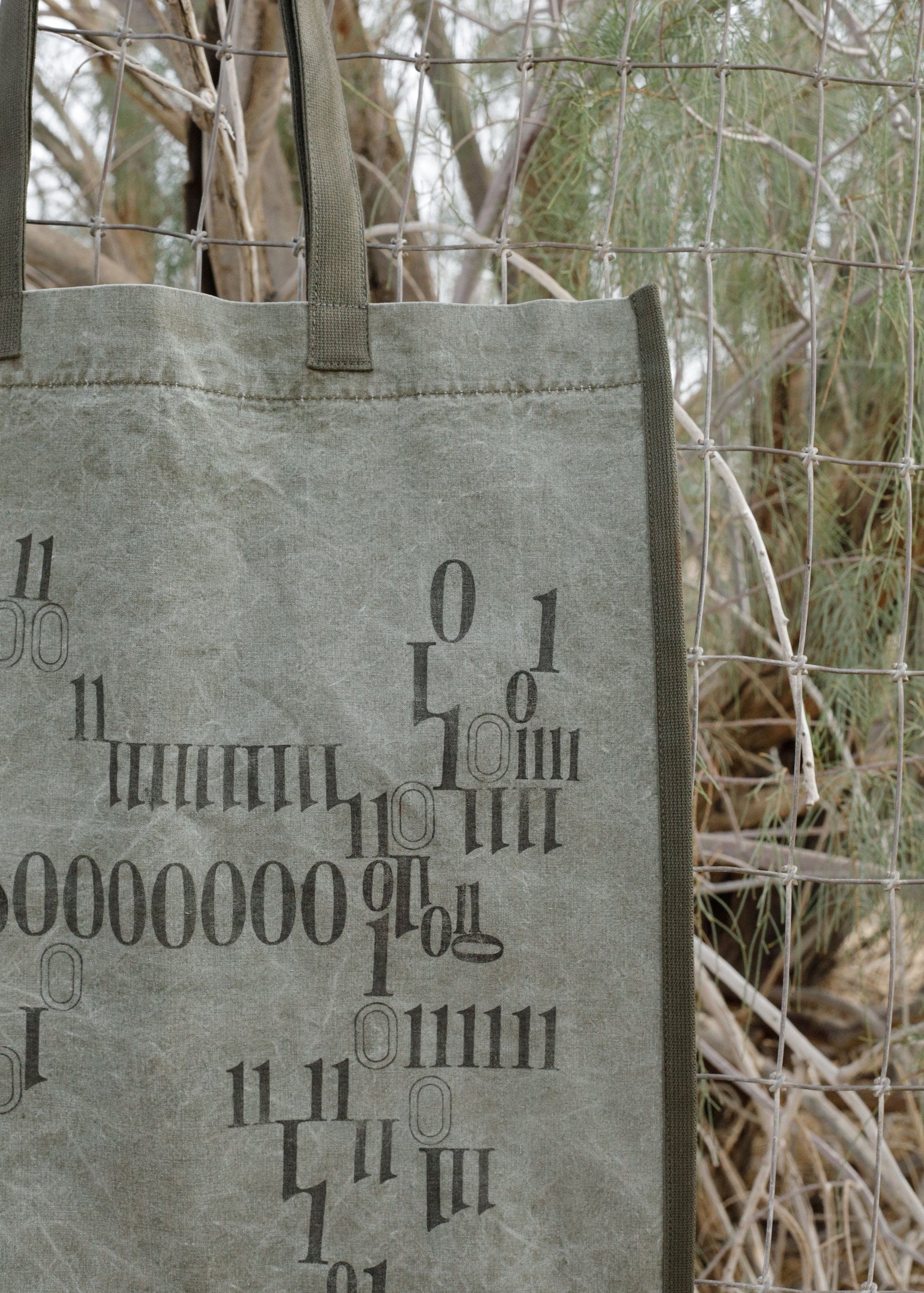 Stamped Art Market Bag No1