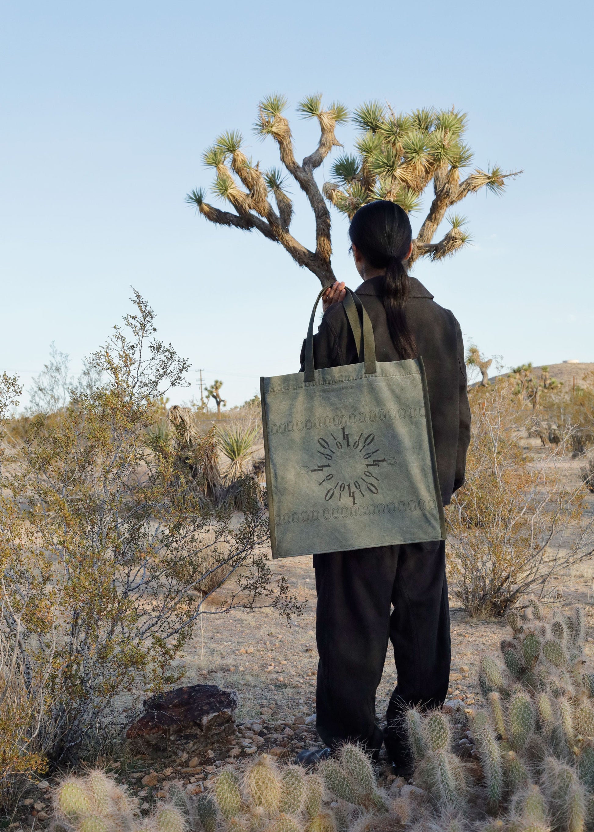 Stamped Art Market Bag No4