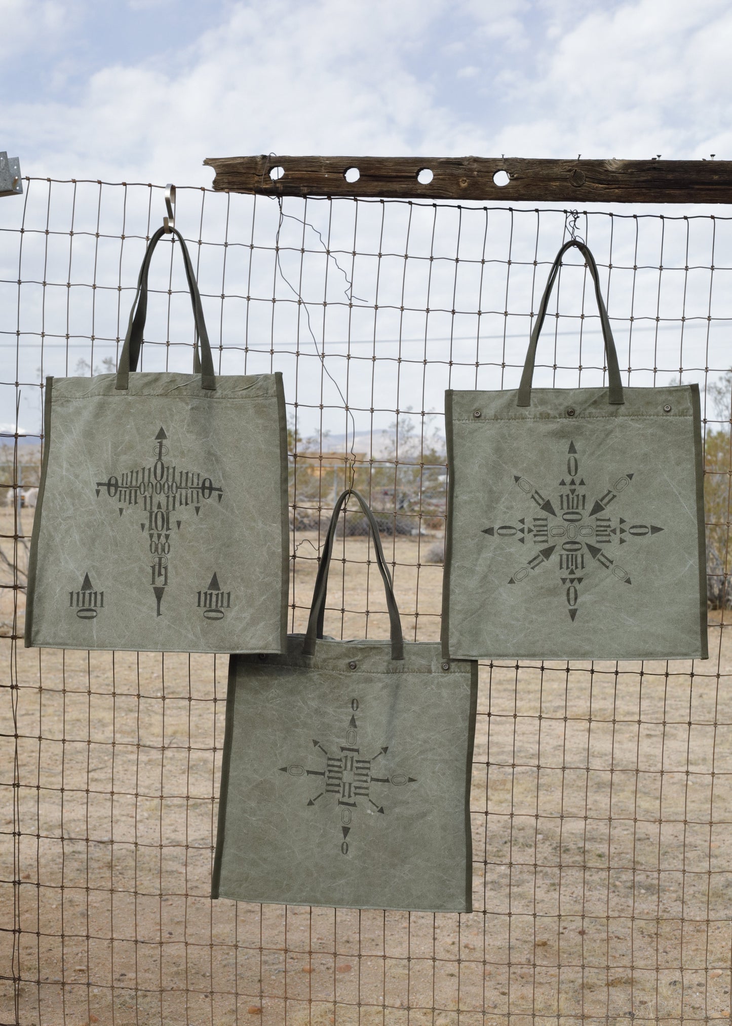 Stamped Art Market Bag No3