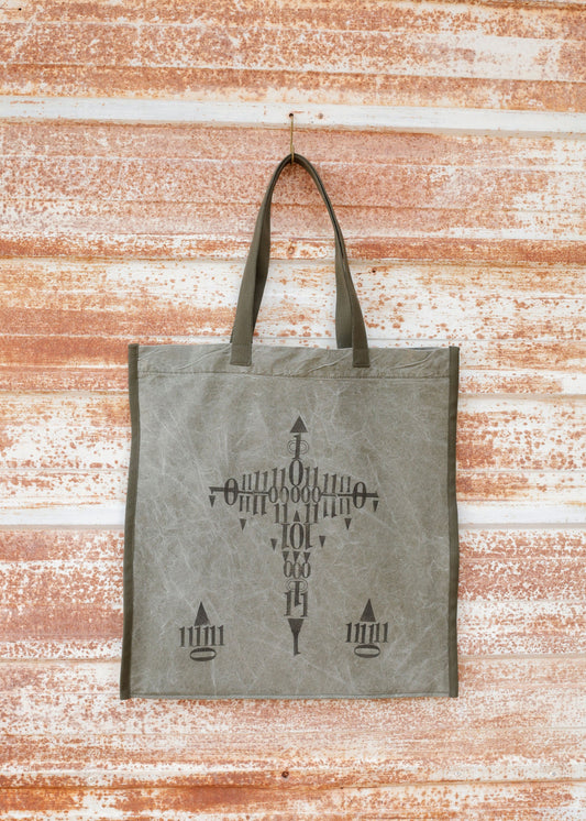 Stamped Art Market Bag No3