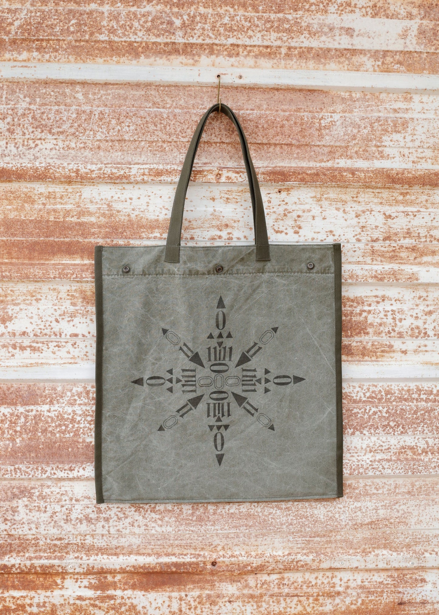 Stamped Art Market Bag No6