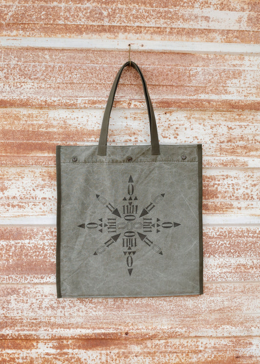 Stamped Art Market Bag No6