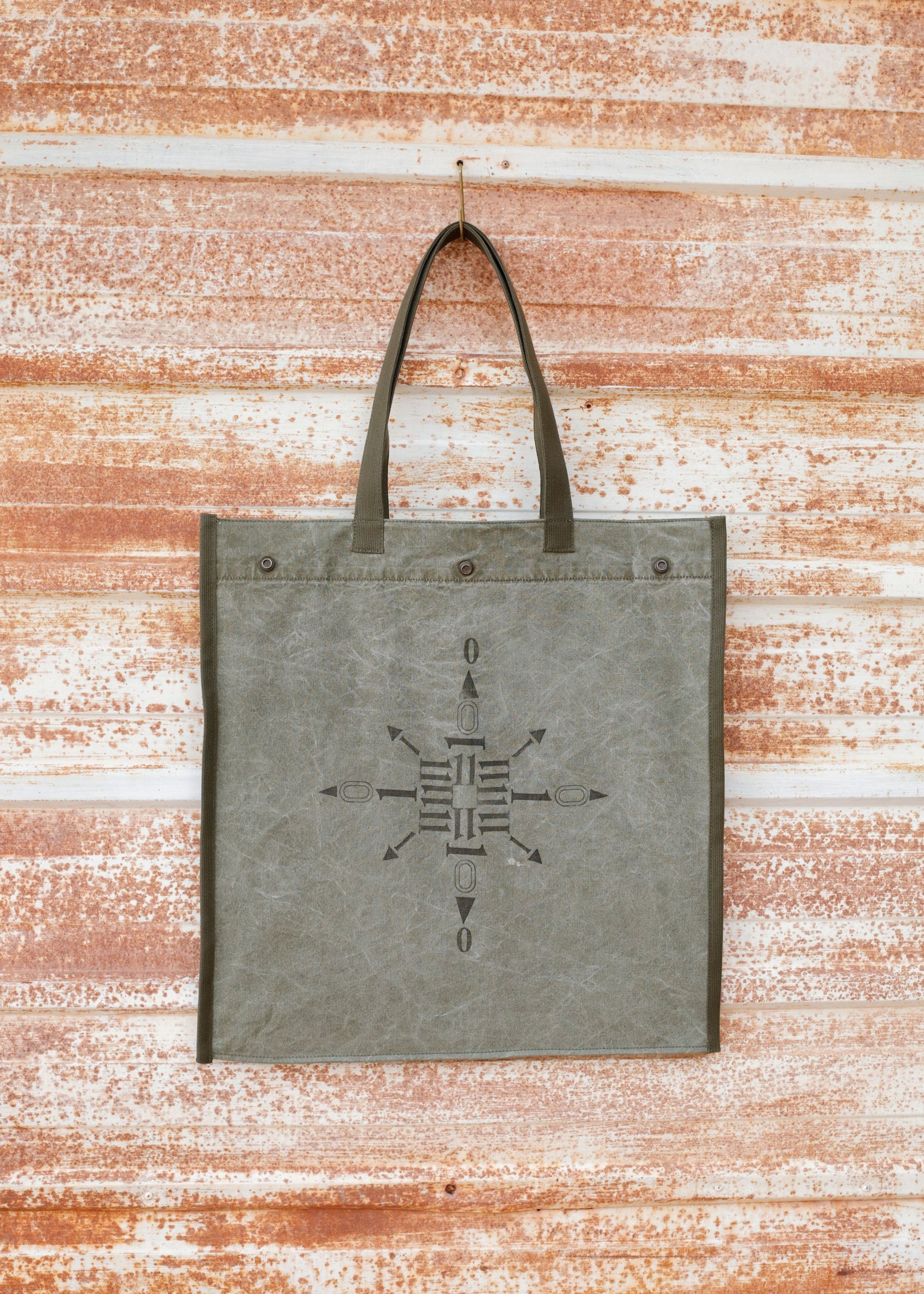Stamped Art Market Bag No5