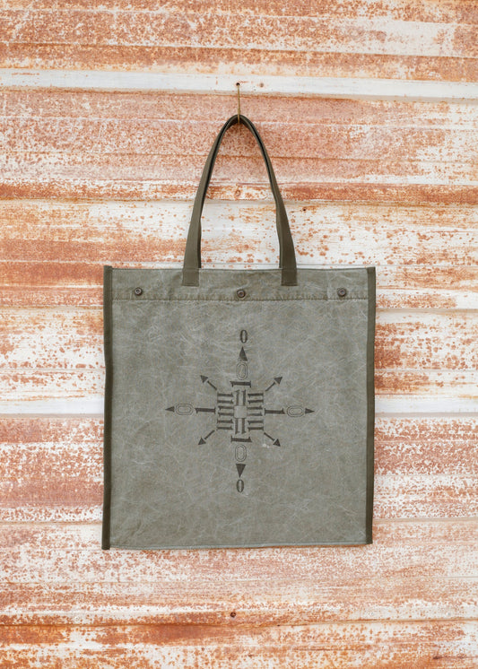 Stamped Art Market Bag No5