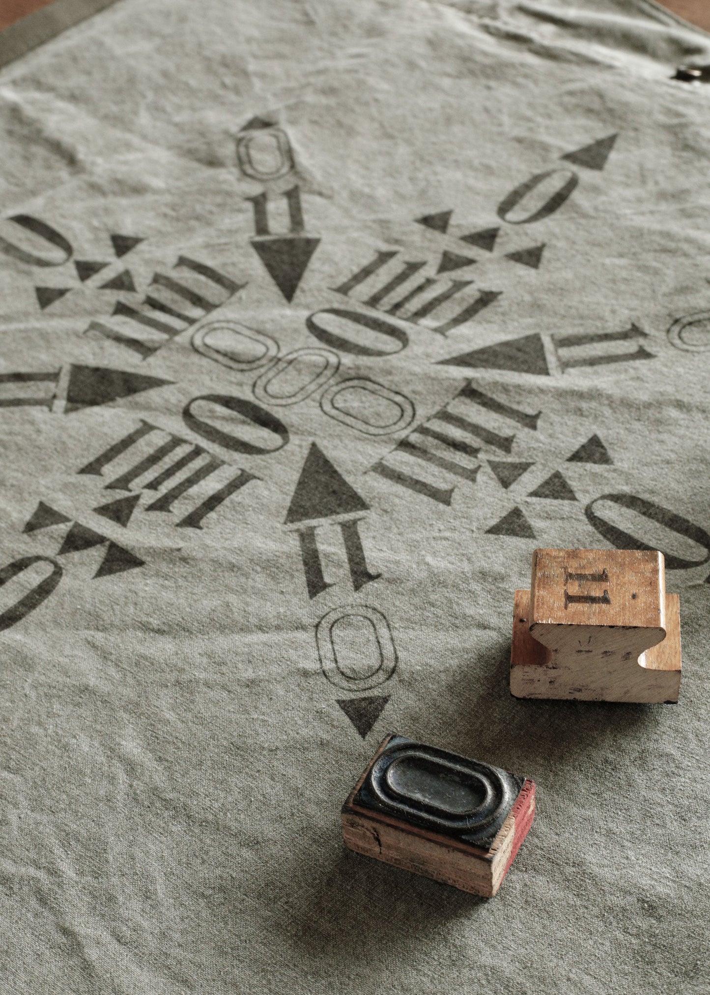 Stamped Art Market Bag No6