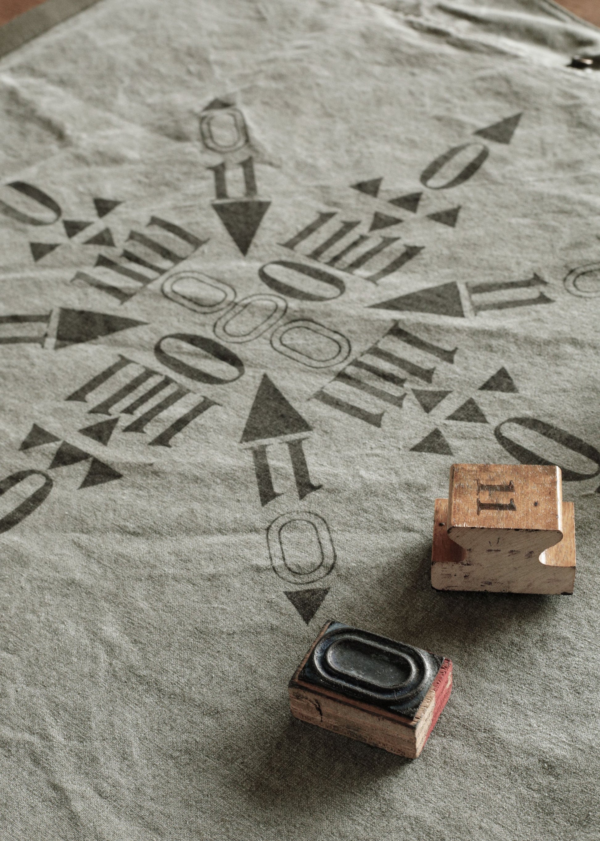 Stamped Art Market Bag No6