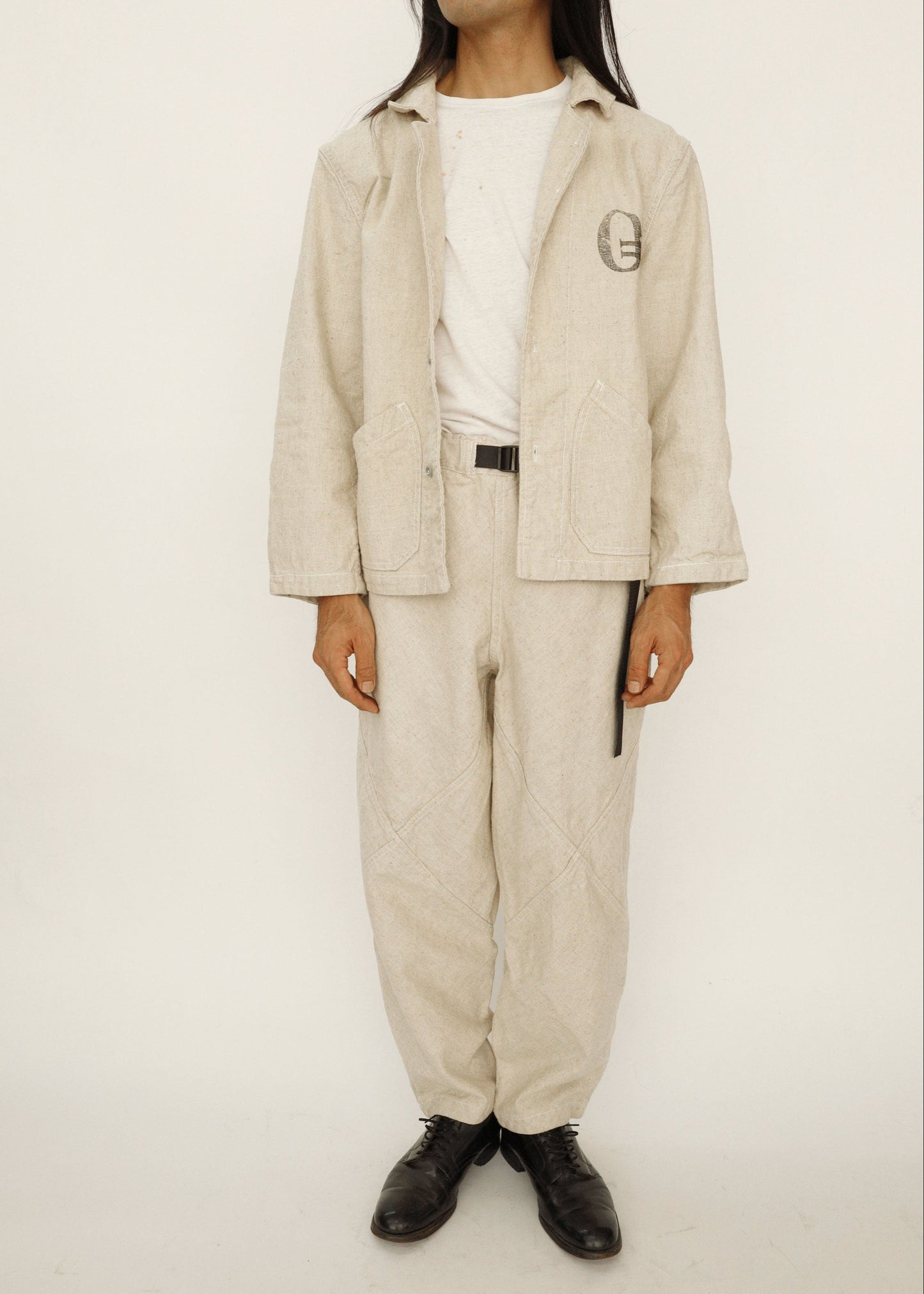 Hand Made One Mile Linen Pants Ivory S