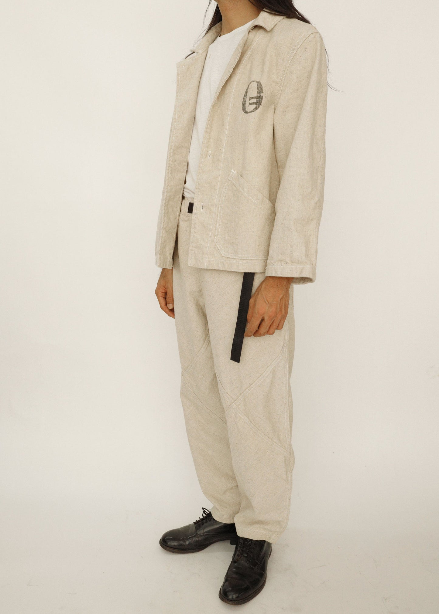 Hand Made One Mile Linen Pants Ivory S