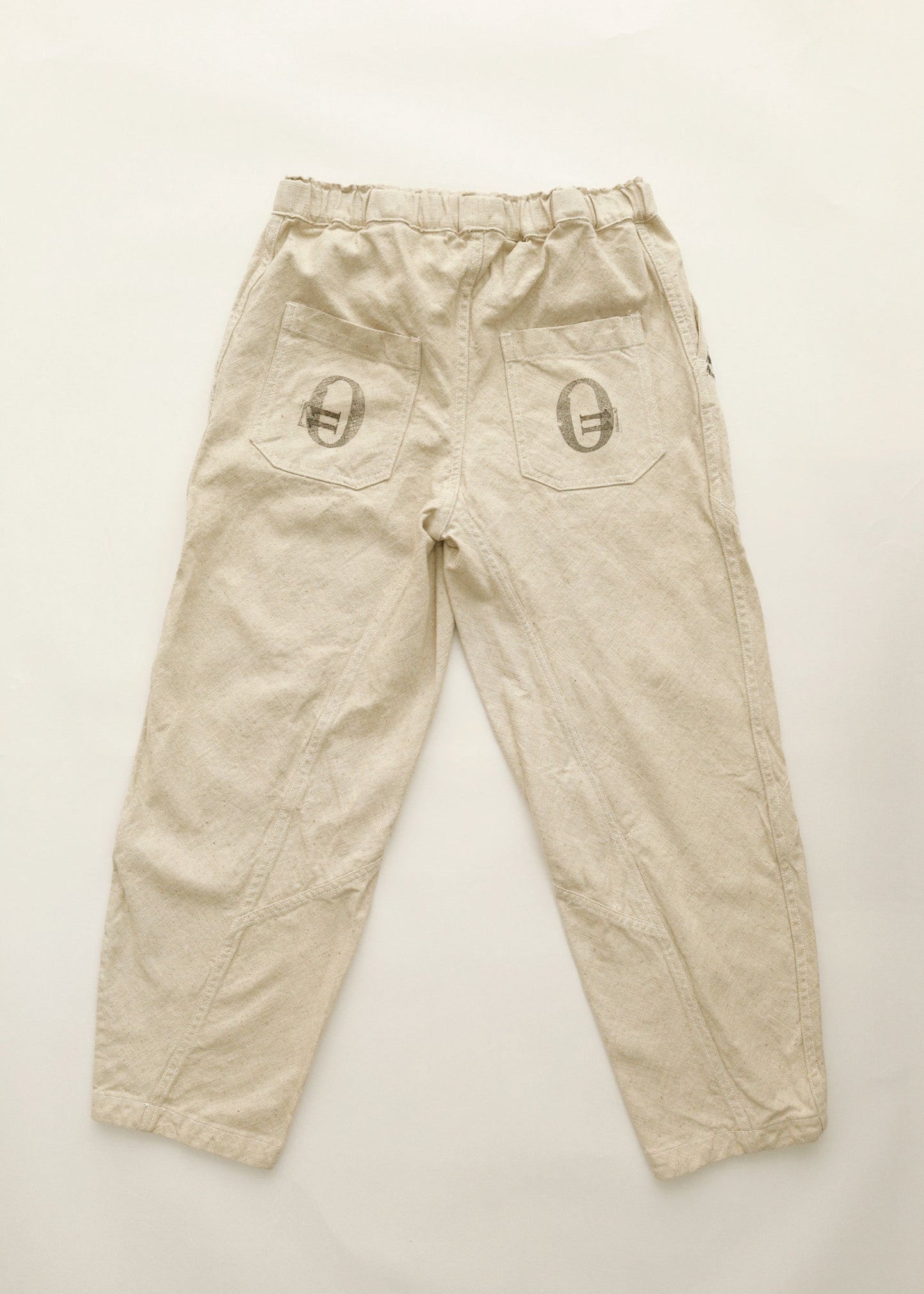 Hand Made One Mile Linen Pants Ivory S