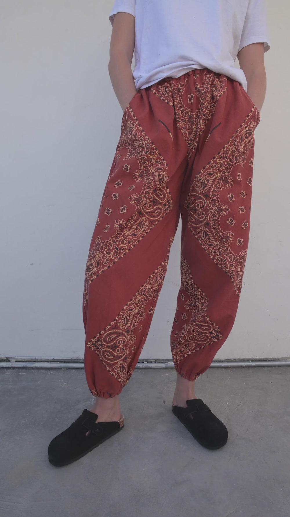 Paisley Bandana Ninja Pants
