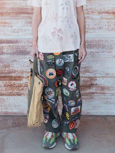 Crazy Patched Pants - artisan collage