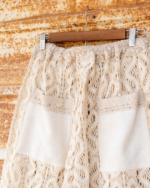 Lace Cable Resort Pants - Artisan Collage