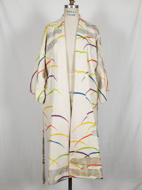 Re-Constructed Kimono Robe No5 - Artisan Collage