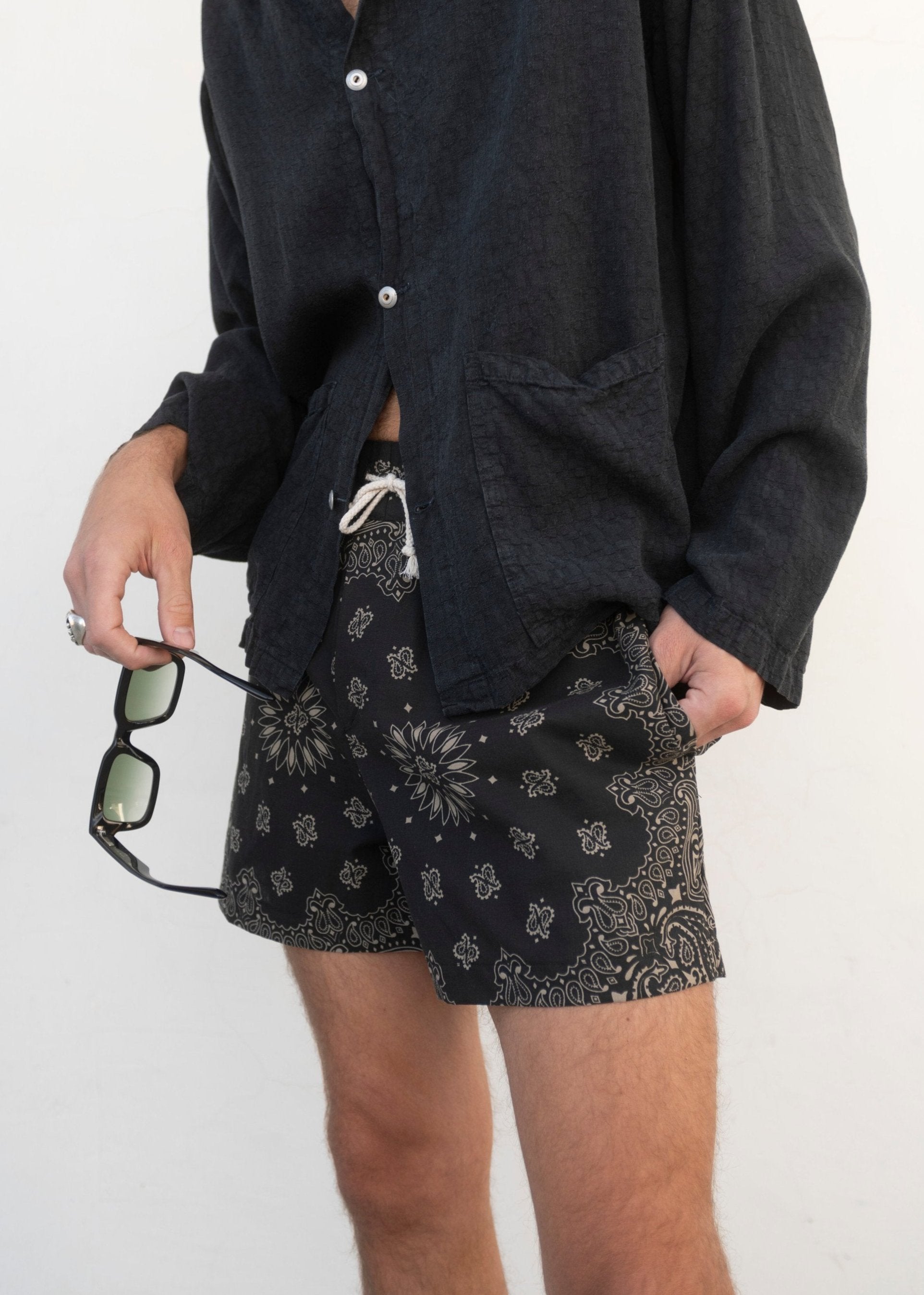 Paisley Bandana Shorts