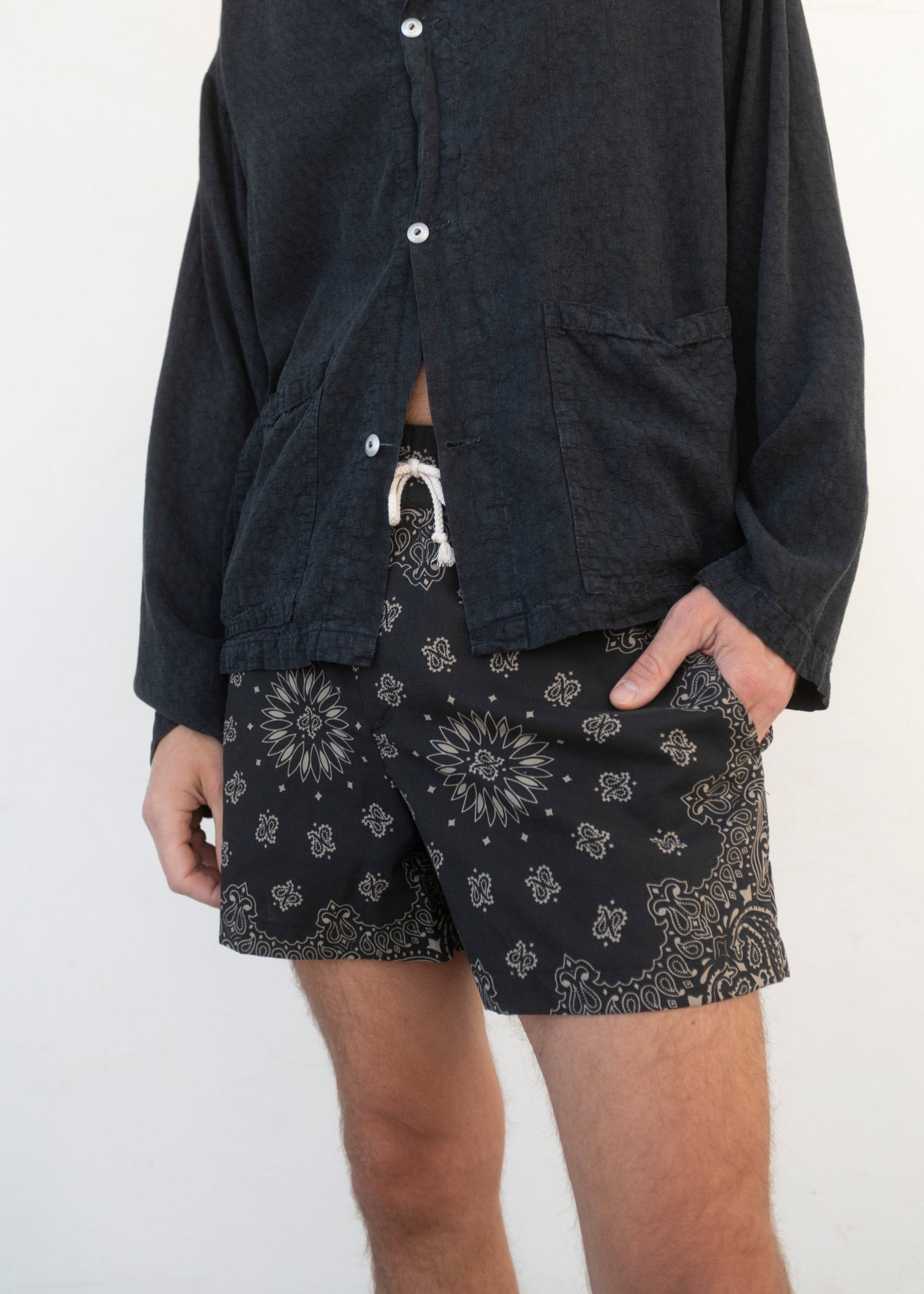 Paisley Bandana Shorts