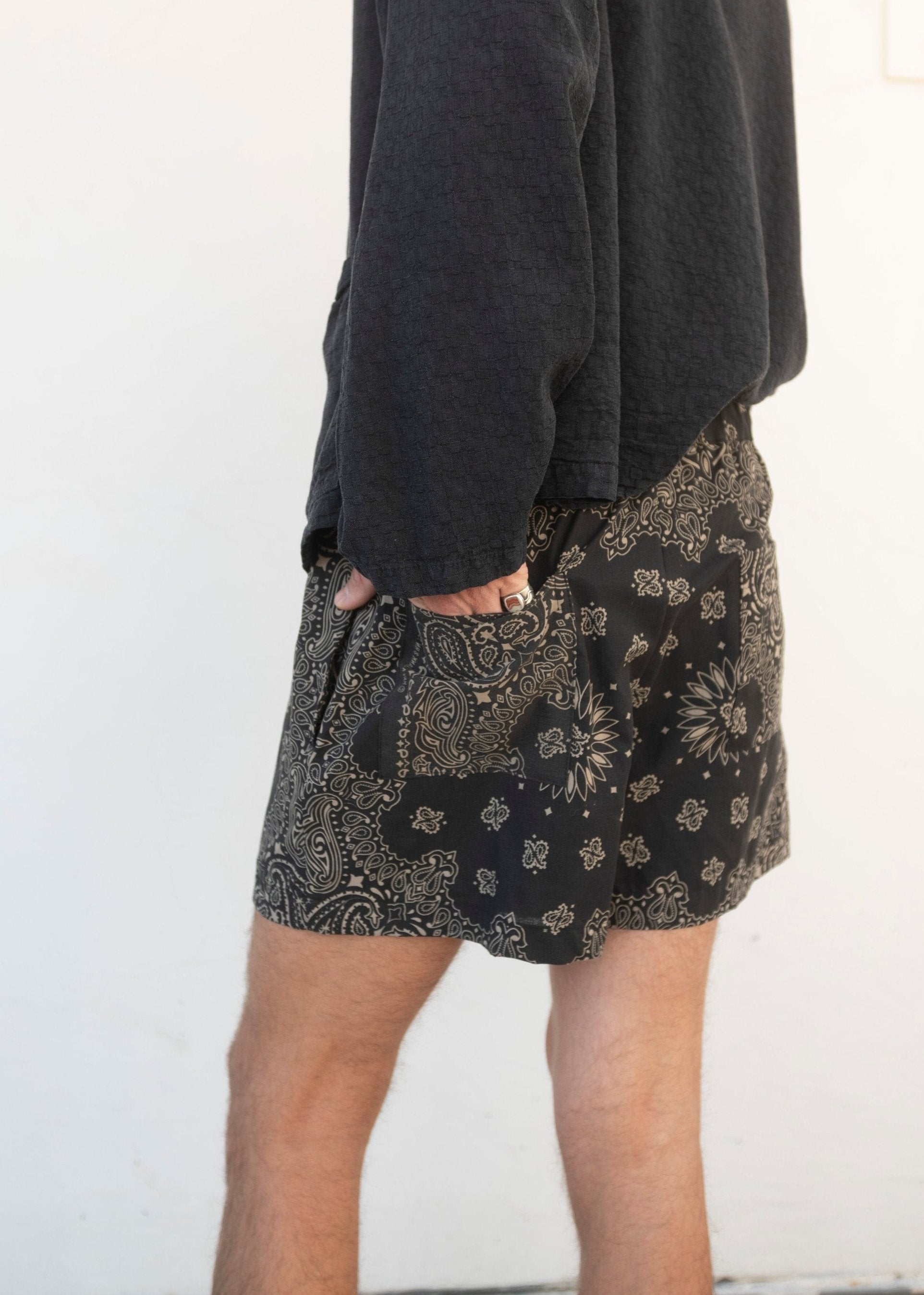 Paisley Bandana Shorts