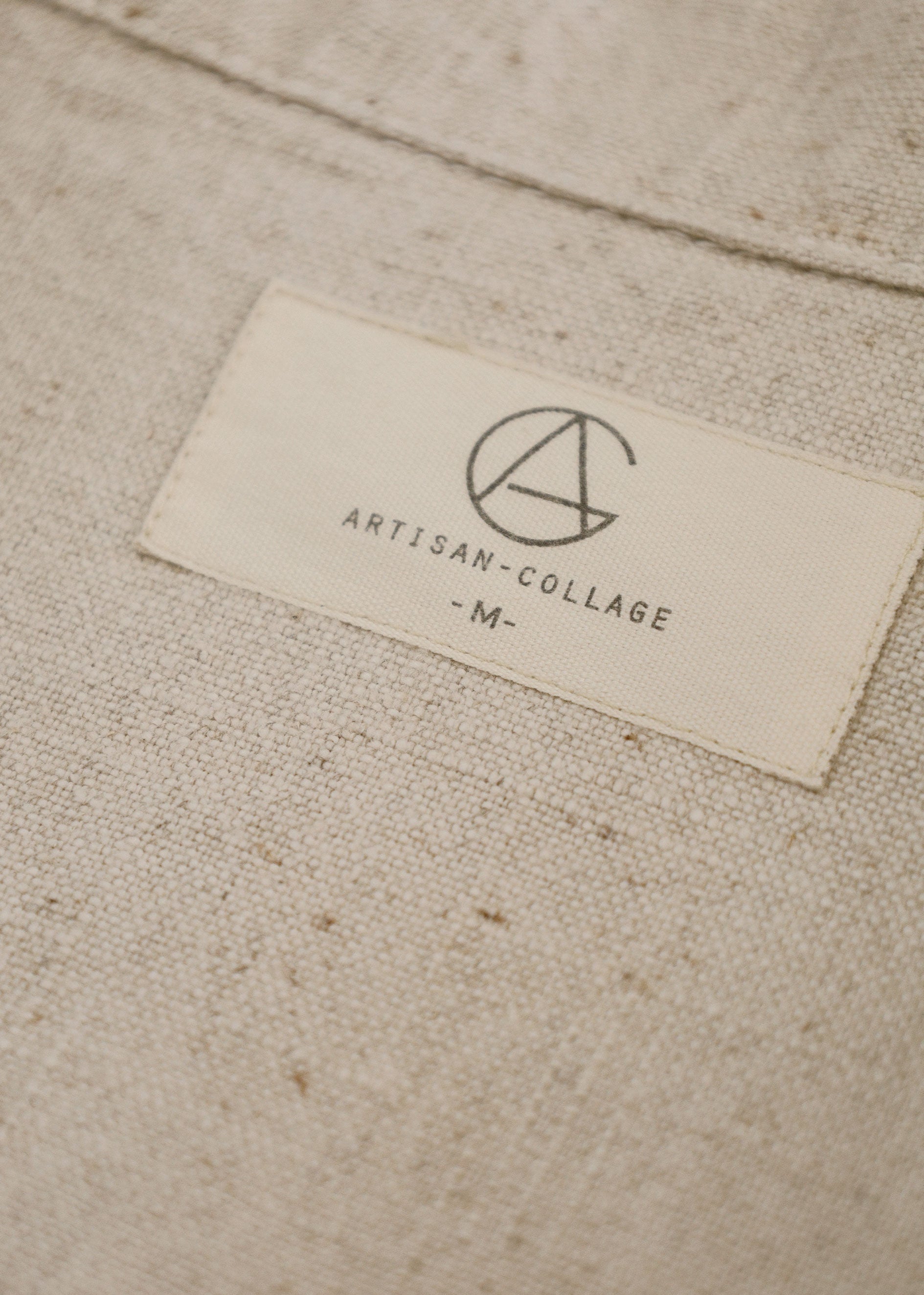 Hand Stamped One Mile Linen Jacket