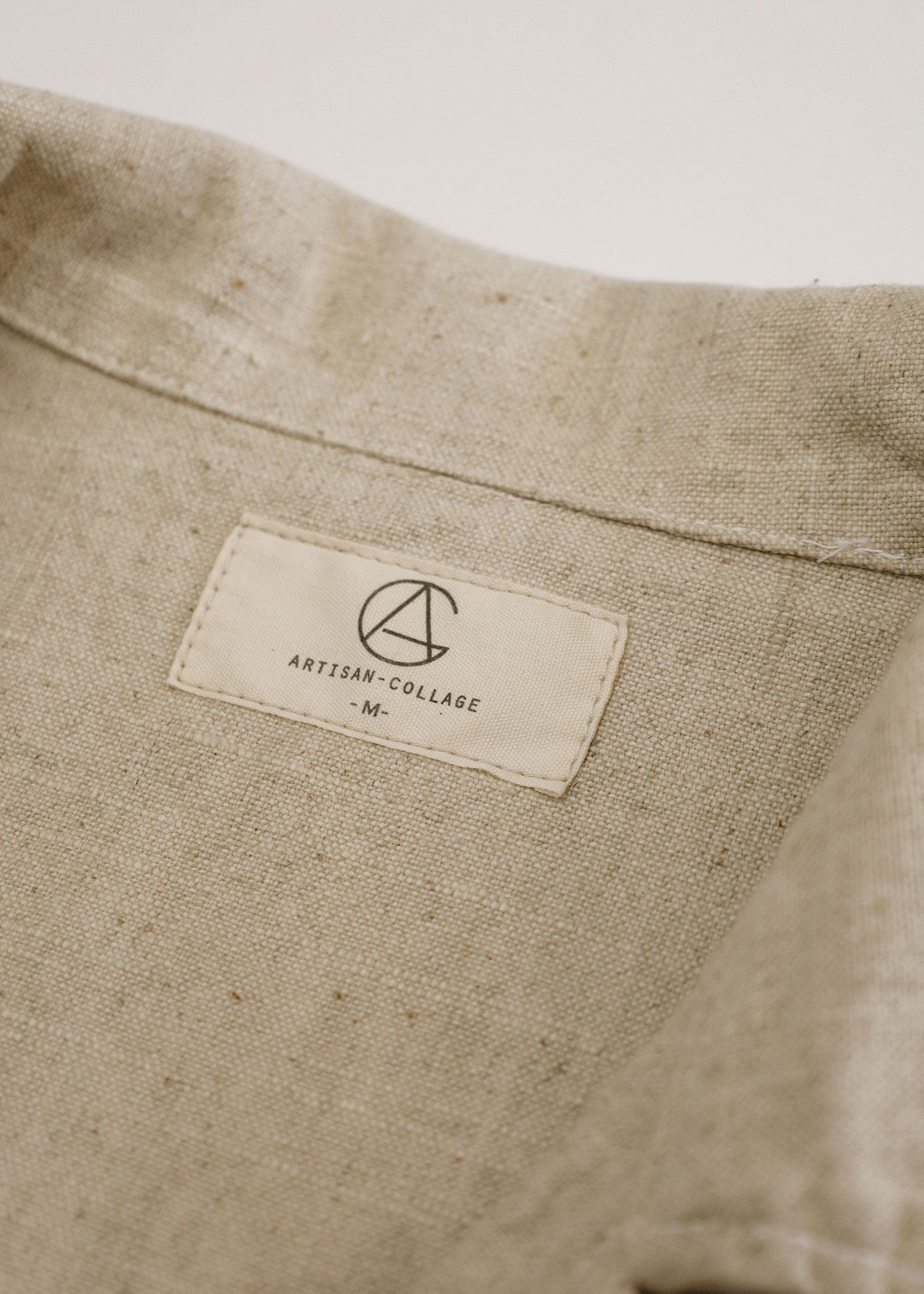 Hand Stamped One Mile Linen Jacket