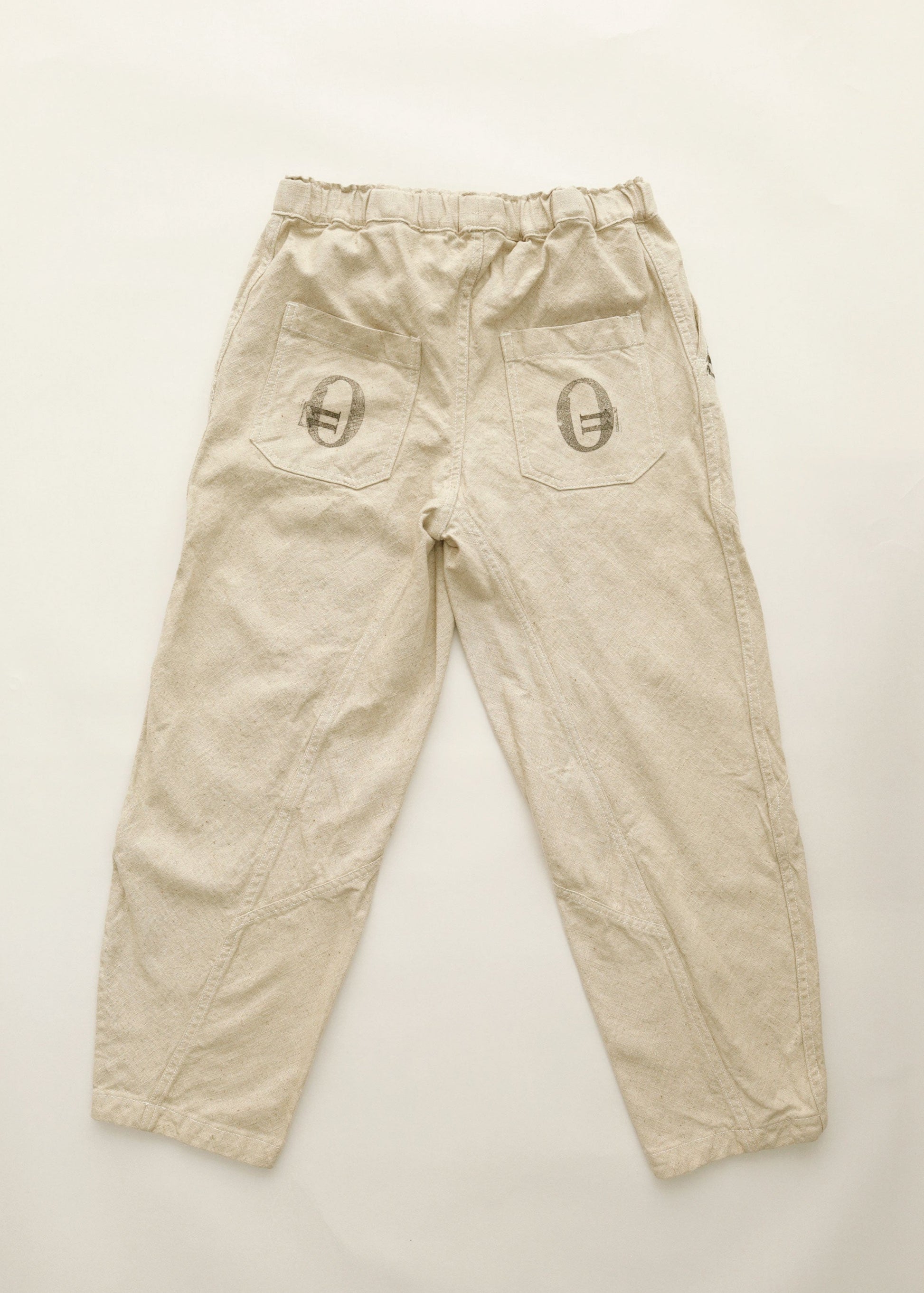 Hand Made One Mile Linen Pants Ivory S