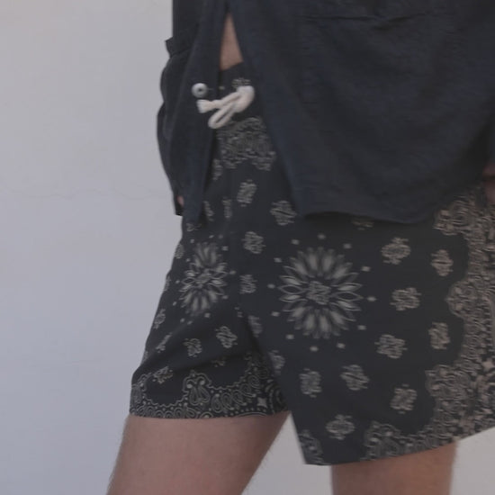 Paisley Bandana Shorts