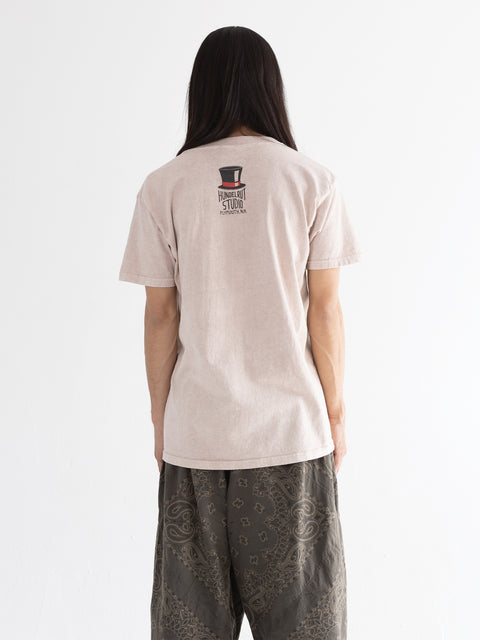 Mud Dyed Vintage T-shirt "DARE TO BE WISE" - Le Cercre