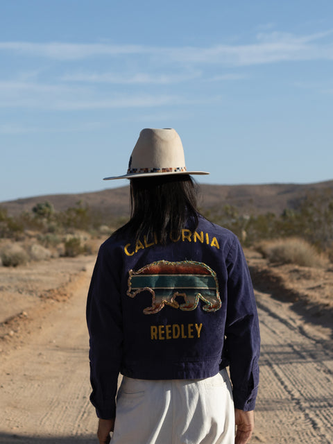 Desert Boho Jacket "CALIFORNIA" No.1 - Artisan Collage