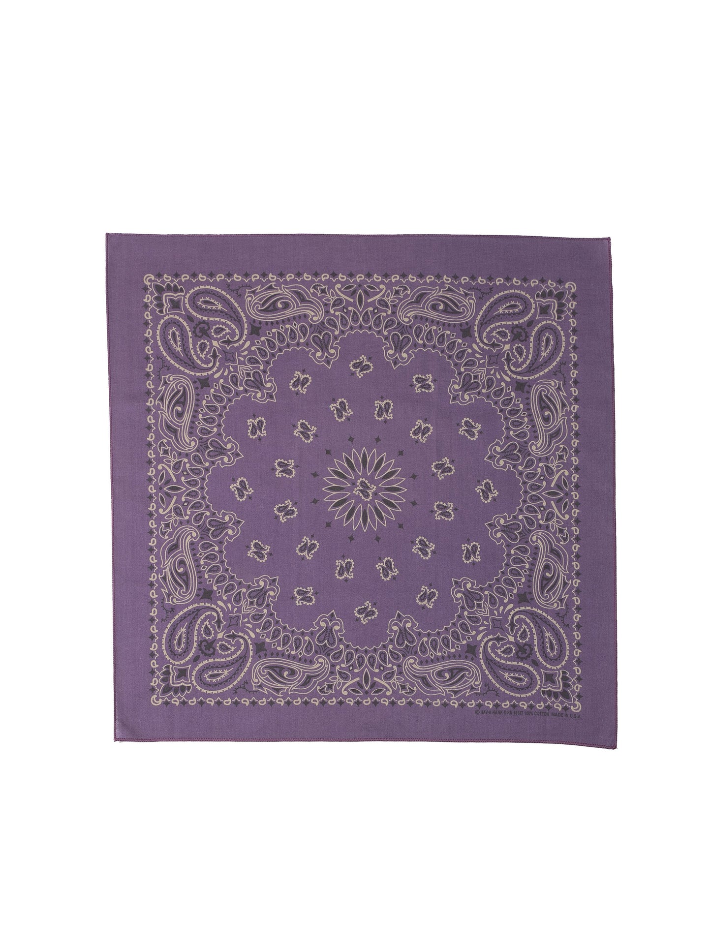 Desert Paisley Bandana "Night Fall" - Artisan Collage