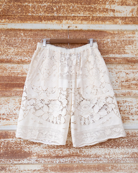 Lace Resort Shorts - Artisan Collage