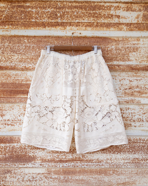 Lace Resort Shorts - Artisan Collage